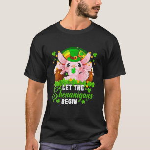 T-shirt Que Les Shenanigans Commencent Kawaii Axolotl St P