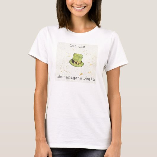 T-shirt Que Les Shenanigans Commencent | Lucky Cuties II (Devant)