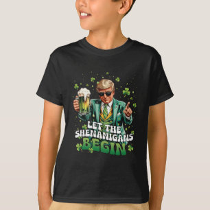 T-shirt Que les Shenanigans commencent Trump St Patrick's