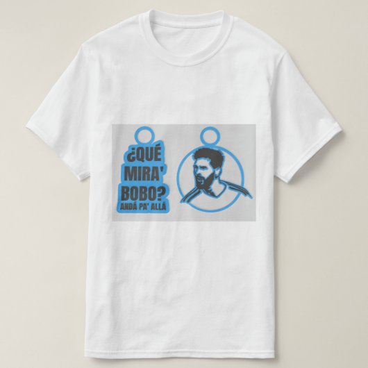 T-shirt Que mira bobo Lionel Messi (Design devant)