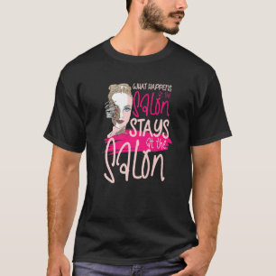 T-shirt Que se passe-t-il au salon de coiffure Premi