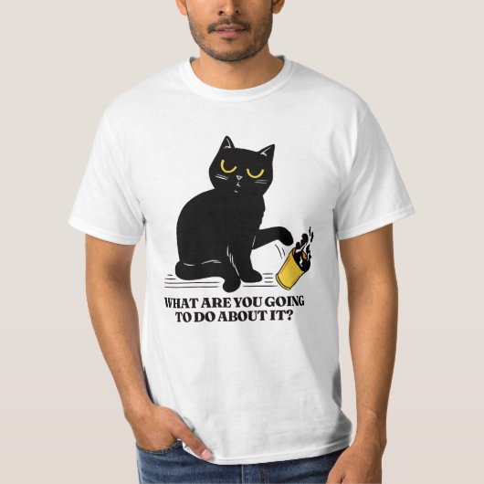 T-shirt Que vas-tu faire à ce sujet ? (Devant)