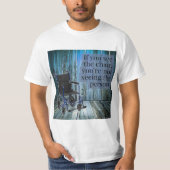 T-shirt Que voyez-vous ? Fauteuil roulant (Devant)