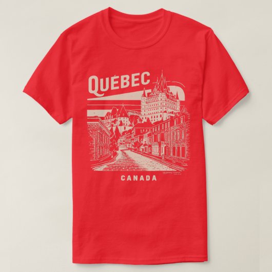 T-shirt québec canada 1 (Design devant)