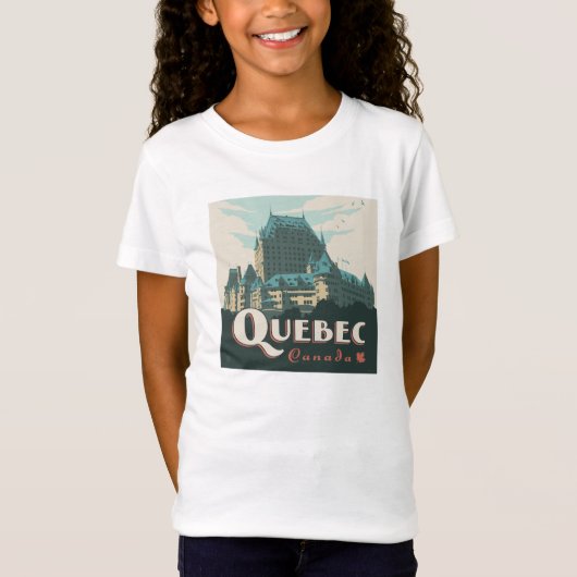 T-Shirt Québec Canada | Château Frontenac (Devant)