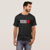 T-shirt Québec Feuille d'érable Canada Fierté canadienne d (Devant entier)