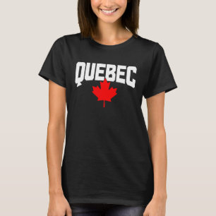 T-shirt Québec Feuille d'érable Canada Fierté canadienne d