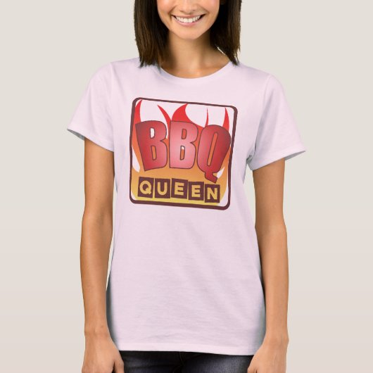 T-shirt Queen barbecue (Devant)