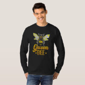 T-shirt Queen Bee Crown Honey Bee Hive Apiculture (Devant entier)