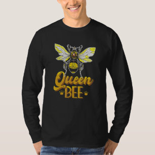 T-shirt Queen Bee Crown Honey Bee Hive Apiculture