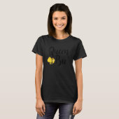 T-shirt Queen Bee Fun Beehive Mignonne apiculture (Devant entier)