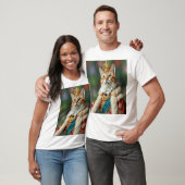 T-shirt Queen cat (Unisexe)