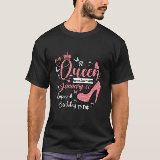 t shirt queen geboren op 30 januari T S met lange