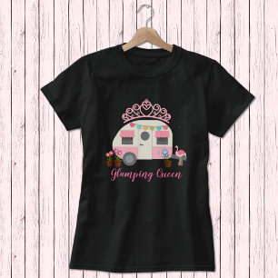 T-shirt Queen Glamping rose