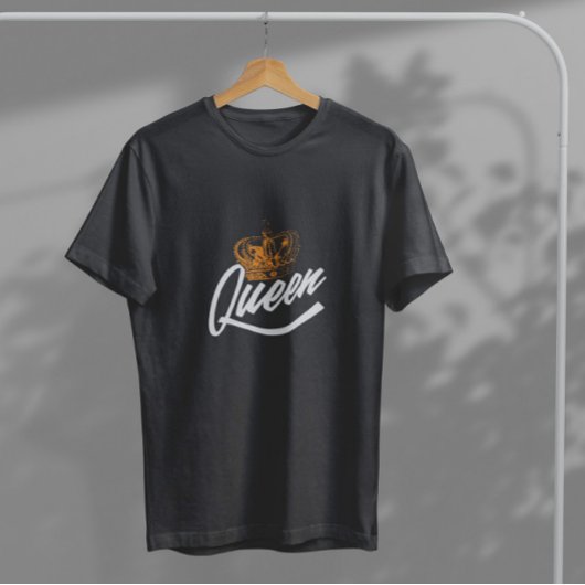 T-shirt Queen Lettering