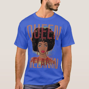 T-shirt Queen Melanin Afro American Woman Girl Proud Black