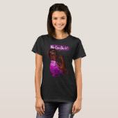 T-shirt Queen Melanin Black History Month Afro African Pri (Devant entier)