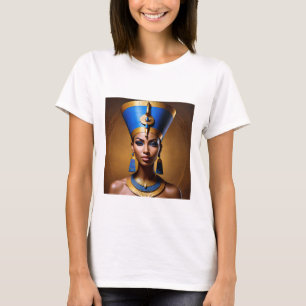 T-shirt "Queen Nefertiti" Belle reine africaine antique