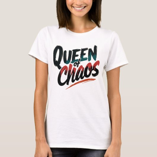 T-shirt Queen of Chaos 2 (Devant)