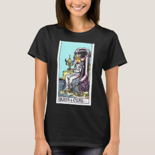 T-shirt Queen of Cups Carte Tarot Vintage Rider W