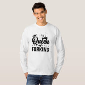T-shirt Queen Of Forklifter Opérateur Camion (Devant entier)