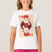 T-shirt Queen of Hearts Girls (Devant)