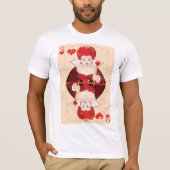 T-shirt Queen Of Hearts Mens (Devant)
