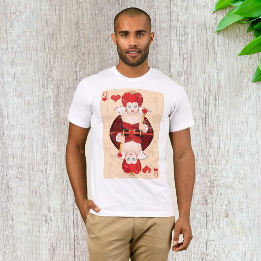 T-shirt Queen Of Hearts Mens