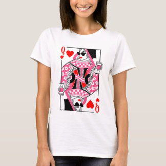 T-shirt Queen of hearts Playera