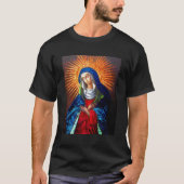 T-shirt Queen of Heaven Peinture originale restaurée Poste (Devant)