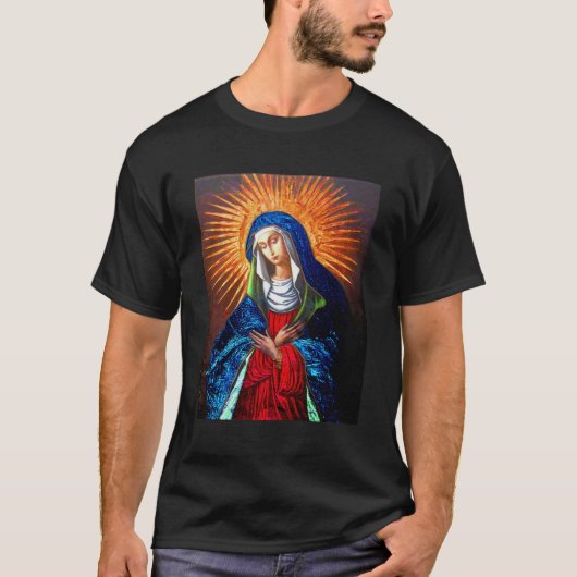 T-shirt Queen of Heaven Peinture originale restaurée Poste (Devant)