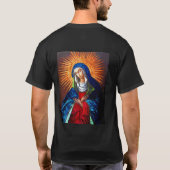 T-shirt Queen of Heaven Peinture originale restaurée Poste (Dos)
