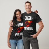 T-shirt Queen Of The Boil Crawfish Crustaceans Crayfish (Unisexe)