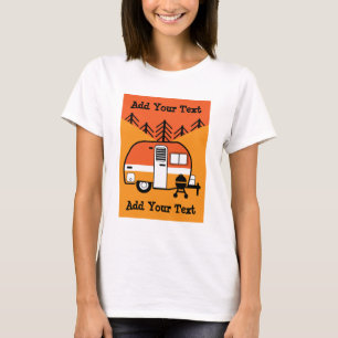 T-shirt Queen of the Camper - Drôle Camping RV