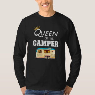 T-shirt Queen Of The Camper Rv Camping Happy Camper Campe