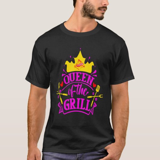 T-shirt Queen of the Grill (Devant)