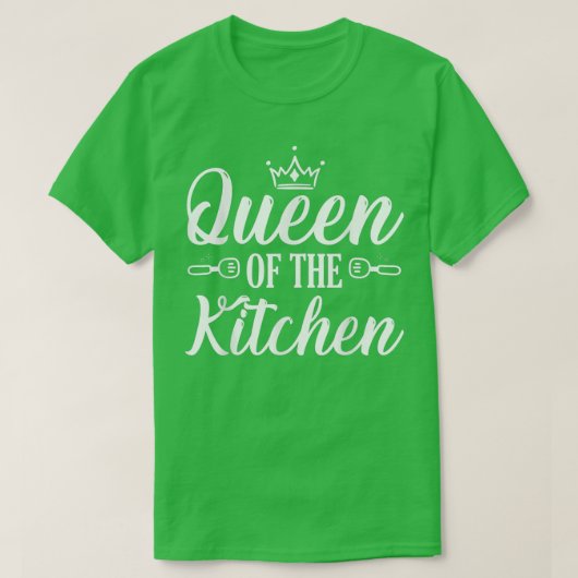 T-shirt Queen Of The Kitchen Baking Squad Cuisine Lover Mo (Design devant)