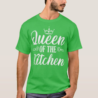 T-shirt Queen Of The Kitchen Baking Squad Cuisine Lover Mo