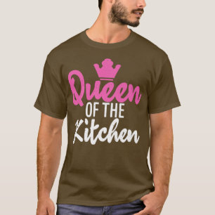 T-shirt Queen of the Kitchen Cuisine Baking BakerT-Shirt