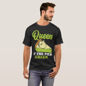 T-shirt Queen Of The Pies Green (Devant entier)
