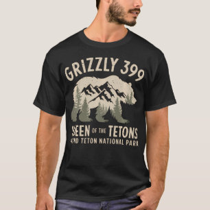 T-shirt Queen Of The Tetons Grizzly 399 Bear Lovers Nation