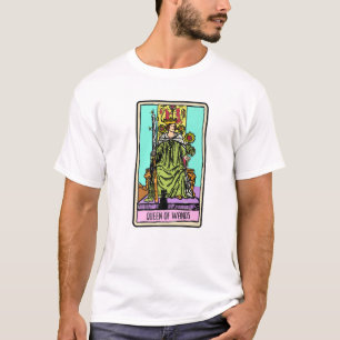 T-shirt Queen Of Wands Tarot Card Occult Beliefs Divinatia