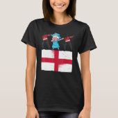 T-shirt Queens British Guard Queen Ii Dabbing Elizabeth En (Devant)