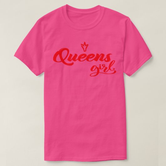 T-shirt Queens Girl New York 3 (Design devant)
