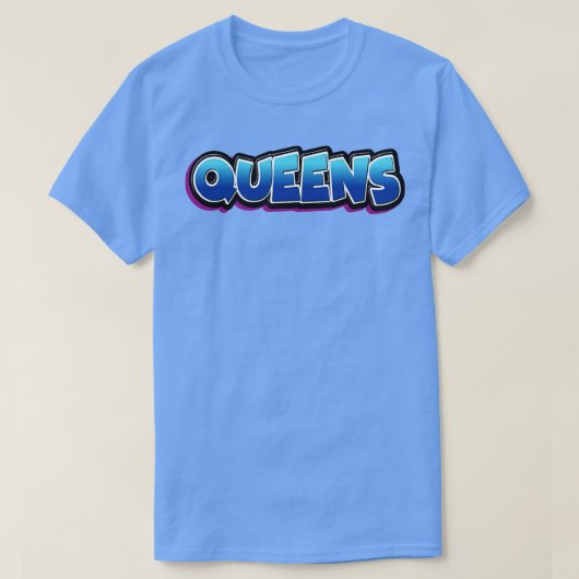 T-shirt Queens New York (Design devant)