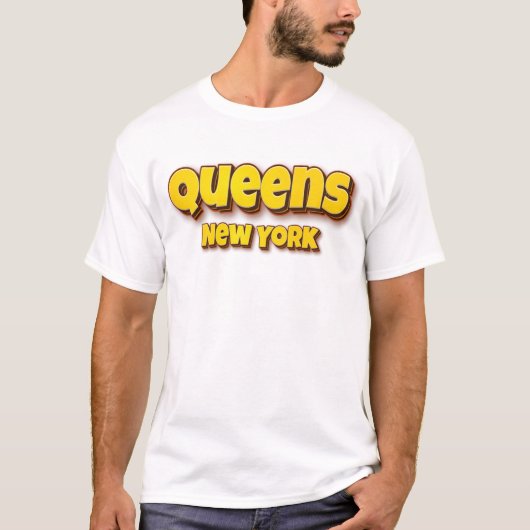 T-shirt Queens New York (Devant)