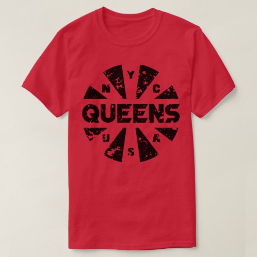 T-shirt Queens NYC 4 (Design devant)