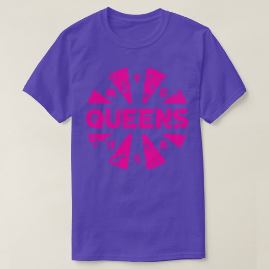 T-shirt Queens NYC 5 (Design devant)