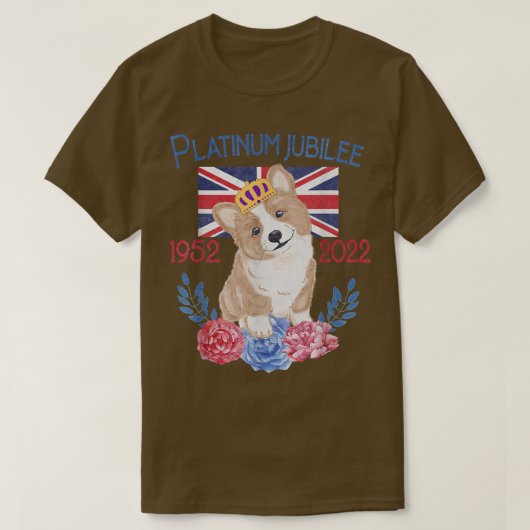 T-shirt Queens Platinum Jubilee Celebration Union britanni (Design devant)