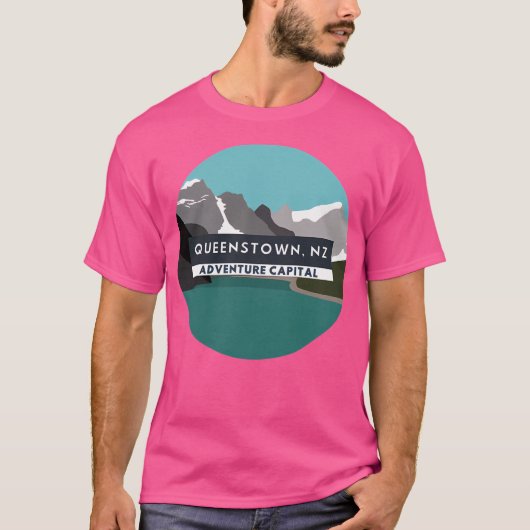 T-shirt Queenstown Adventure Capital (Devant)